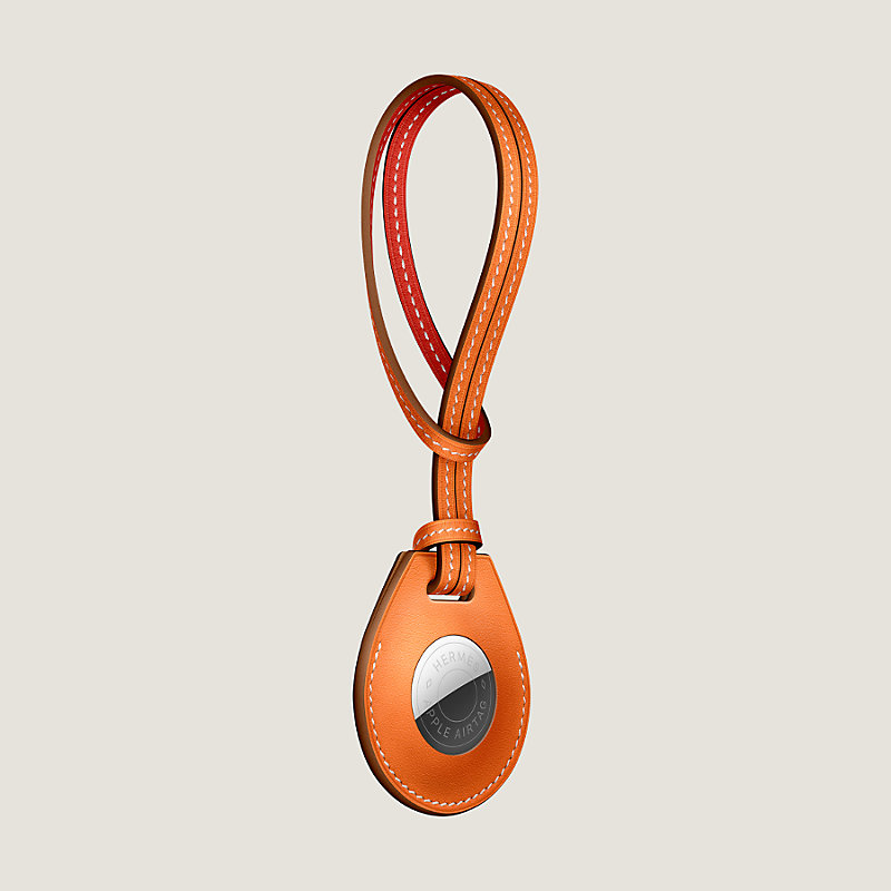 Zweifarbiges Taschenaccessoire Apple AirTag Hermès | Hermès Schweiz
